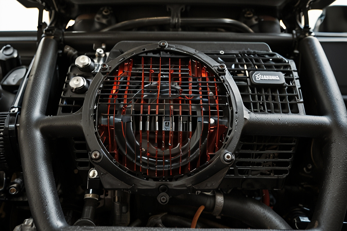 2005 Yamaha Rhino YXR660 Cooling Fan Electrical System Diagram