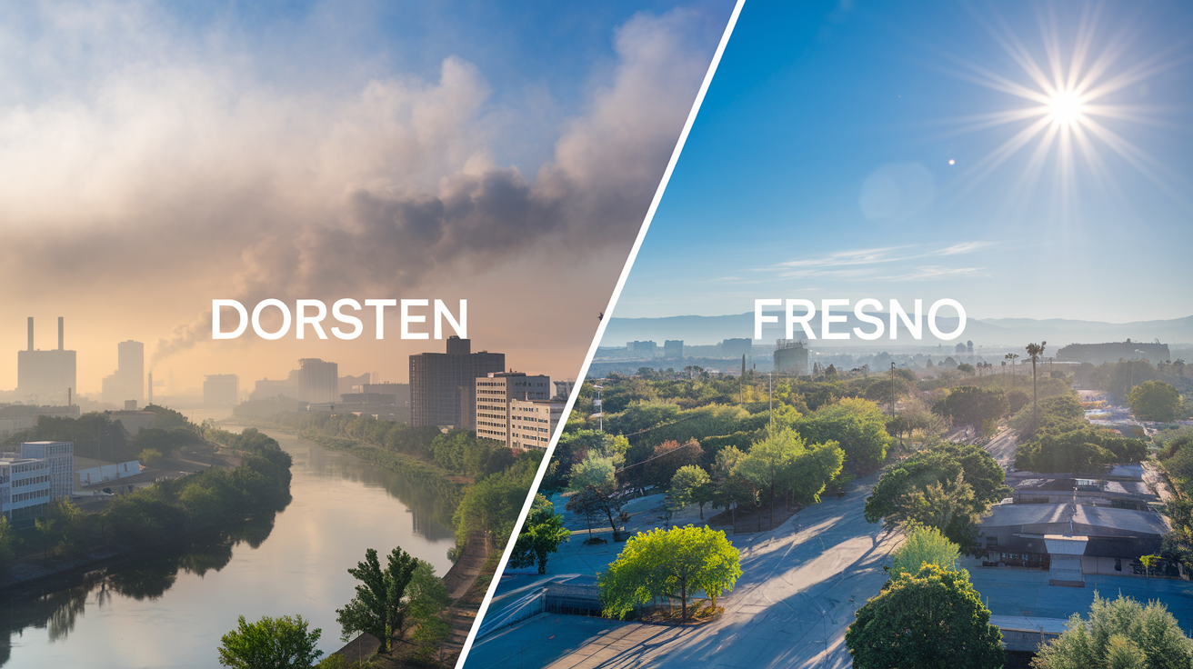 dorsten vs fresno pollution