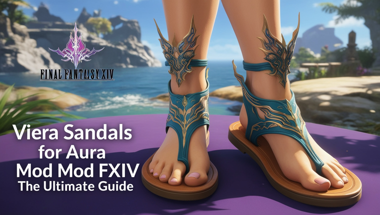 viera sandals for aura mod ffxiv